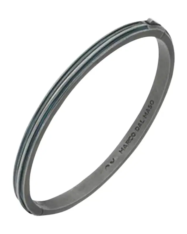 Men 's Acies Thin Bangle Bracelet, Silver