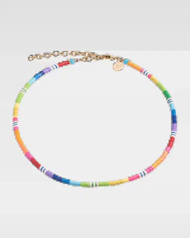 Elsie Frieda Louise Choker with 3mm Heishi Beads | Thumbnail 2