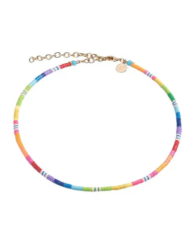 Louise Choker with 3mm Heishi Beads