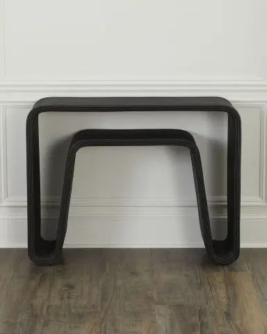 Arteriors Beltran Rattan Console Table | Thumbnail 1
