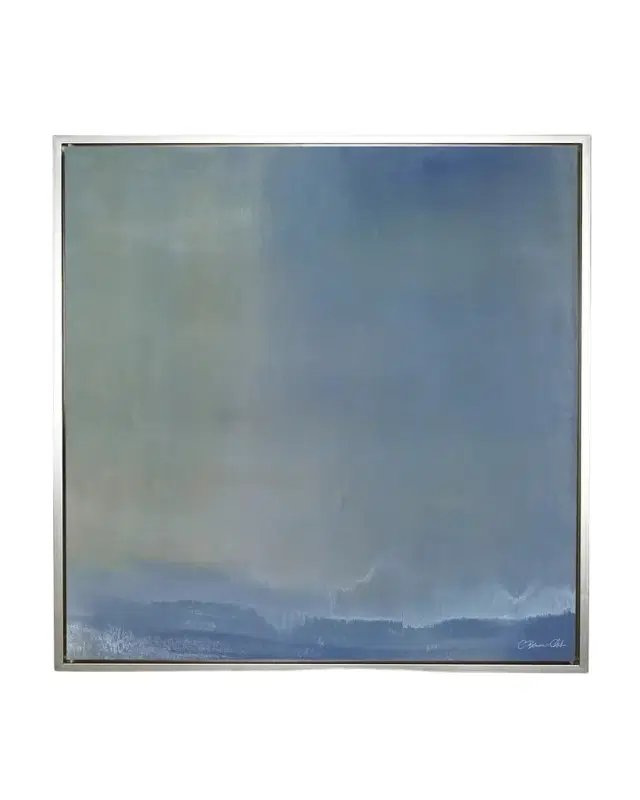 Benson-Cobb Studios "Blue Wash" Giclee, 30" Sq.