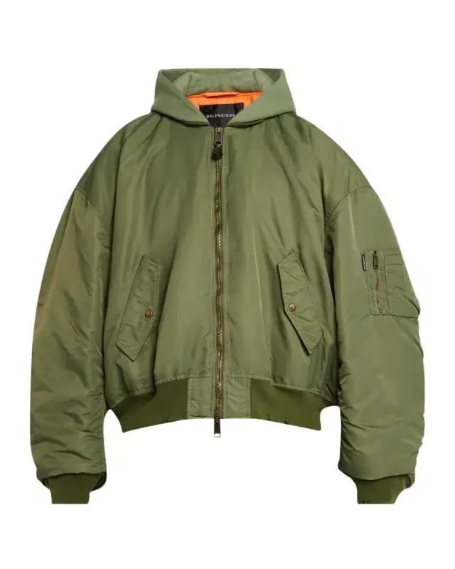 Men 's Hooded Bomber Jacket