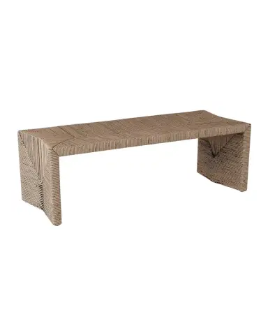 Arteriors Zuri Rattan Bench, 52" | Thumbnail 1