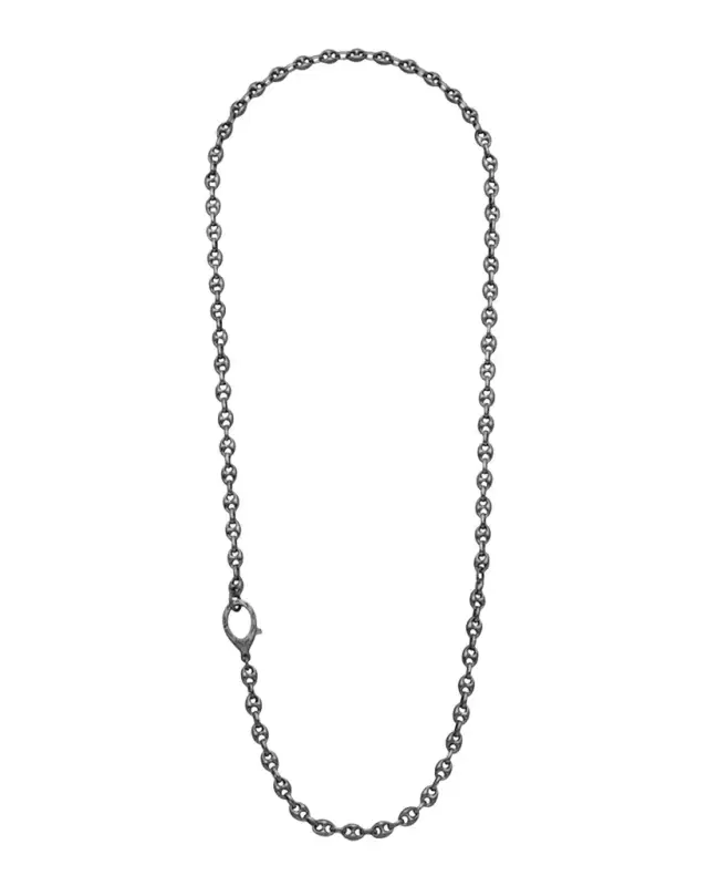Men 's Ulysses Marine Link Necklace in Silver, 52mm