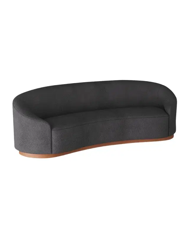 Arteriors Turner Sherpa Sofa, 108"
