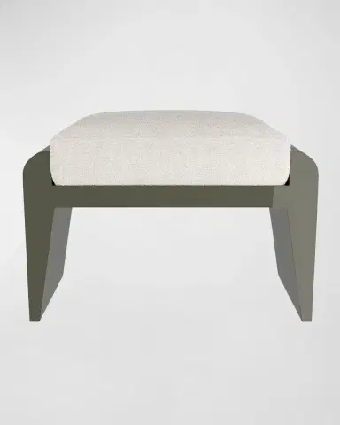 Arteriors Alanna Boucle Ottoman | Thumbnail 2