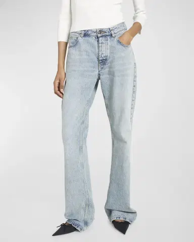 Balenciaga Low Waist Straight Pants | Thumbnail 4