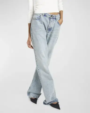 Balenciaga Low Waist Straight Pants | Thumbnail 5