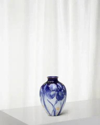Winward Home Handpainted Celadon Vase, 9" | Thumbnail 1