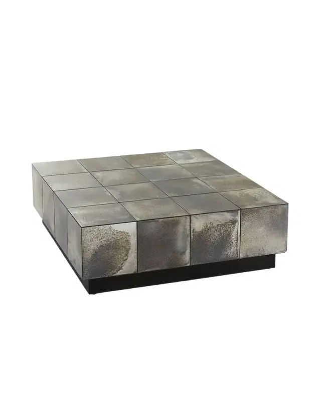 Arteriors Antonia Antiqued Mirror Cocktail Table
