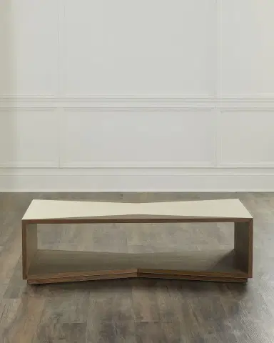 Arteriors Yuki Leather Cocktail Table | Thumbnail 1