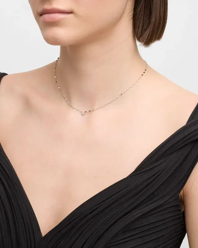 14K Gold Diamond Necklace