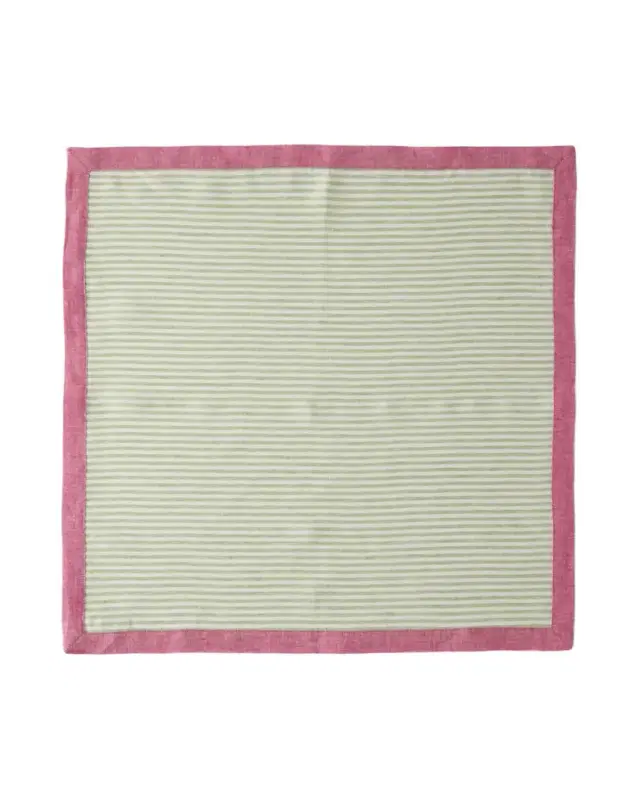 Deborah Rhodes Seersucker Border Napkins