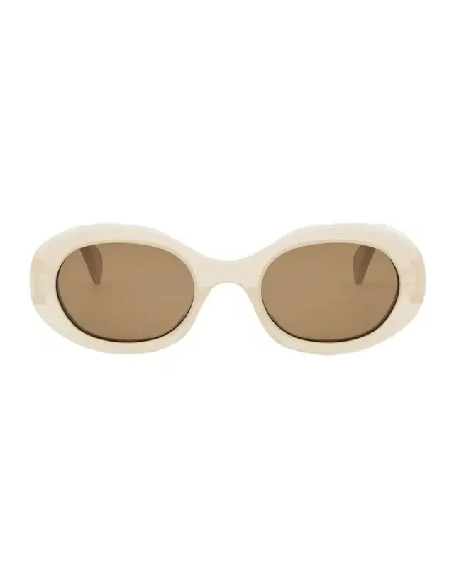 Celine Triomphe Acetate Oval Sunglasses