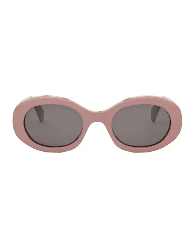 Celine Triomphe Acetate Oval Sunglasses