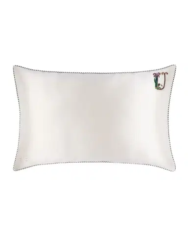 Slip Pure Silk Embroidered Queen Pillowcase | Thumbnail 1