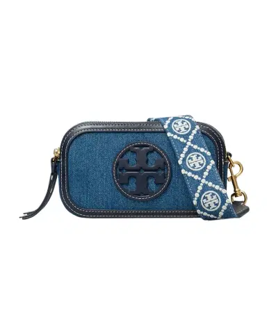 Tory Burch Miller Mini Denim Crossbody Bag | Thumbnail 1