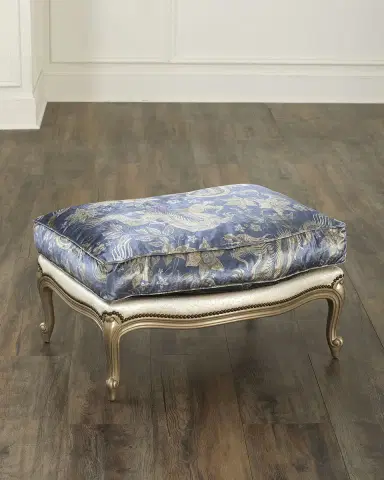 Old Hickory Tannery Jio Ottoman | Thumbnail 1