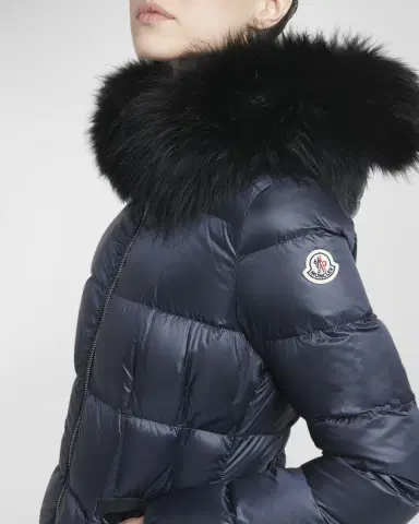 Moncler Boed Hooded Shearling-Trimmed Short Down Jacket | Thumbnail 5 Moncler Boed Hooded Shearling-Trimmed Short Down Jacket | Thumbnail 5