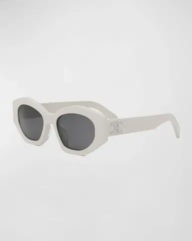CELINE Triomphe Acetate Oval Sunglasses | Thumbnail 3 CELINE Triomphe Acetate Oval Sunglasses | Thumbnail 3