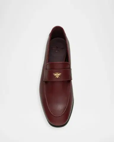Bougeotte Leather Medallion Heeled Loafers | Thumbnail 6 Bougeotte Leather Medallion Heeled Loafers | Thumbnail 6