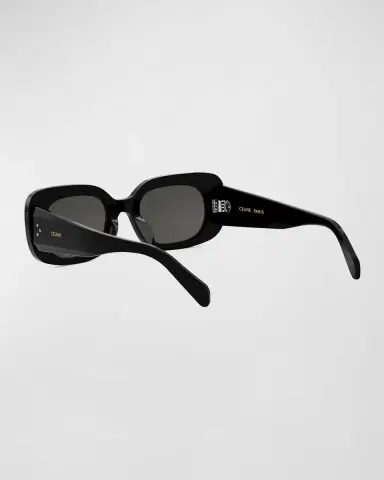 CELINE Bold 3 Dots Acetate Rectangle Sunglasses | Thumbnail 2