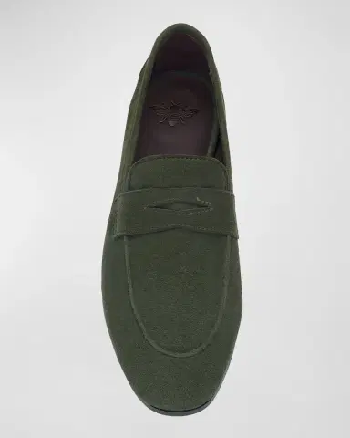 Bougeotte Flaneur Suede Penny Loafers | Thumbnail 4