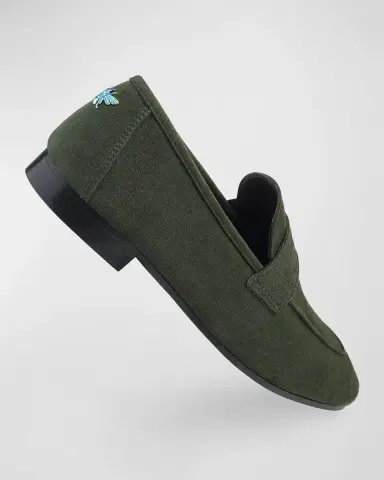 Bougeotte Flaneur Suede Penny Loafers | Thumbnail 5