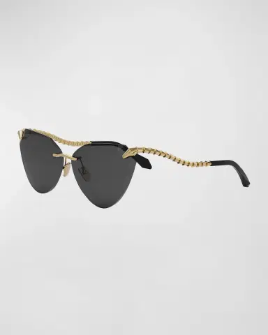 BVLGARI Serpenti Viper Cat-Eye Sunglasses | Thumbnail 3