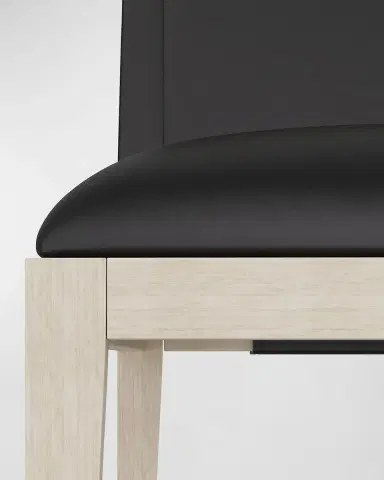 Arteriors Burdock Leather Dining Side Chair | Thumbnail 4 Arteriors Burdock Leather Dining Side Chair | Thumbnail 4