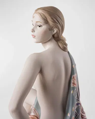 Lladro Nude Lady With Shawl Statue | Thumbnail 3