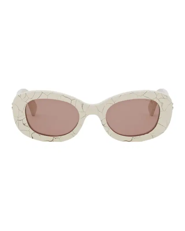 BVLGARI B. ZERO1 Oval Acetate and Nylon Sunglasses