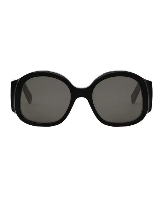 Celine Max Triomphe Round Acetate Sunglasses