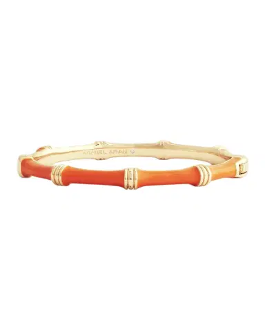 Anabel Aram Jewelry Bamboo Enameled Hinged Bangle | Thumbnail 1