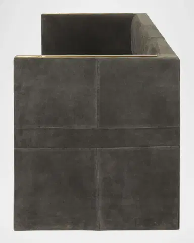 Arteriors Donovan Suede Settee | Thumbnail 6
