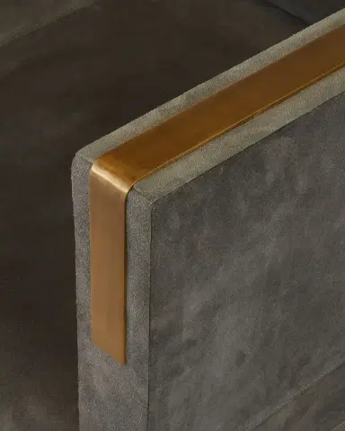 Arteriors Donovan Suede Settee | Thumbnail 7