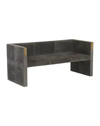 Arteriors Donovan Suede Settee | Thumbnail 1