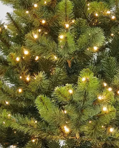 Winward Home Deluxe Village Mix Pine 7.5 ' Pre-Lit Christmas Tree | Thumbnail 2