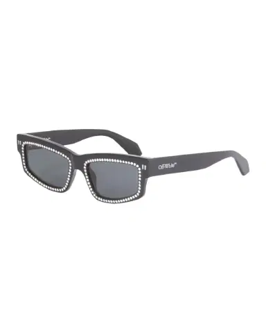 Off-White Men's Miramar Acetate and Crystal Rectangle Sunglasses | Thumbnail 1 Off-White Men's Miramar Acetate and Crystal Rectangle Sunglasses | Thumbnail 1
