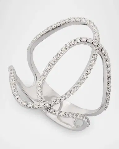 LANA 14K Gold Skinny Illuminating Diamond Ring | Thumbnail 3