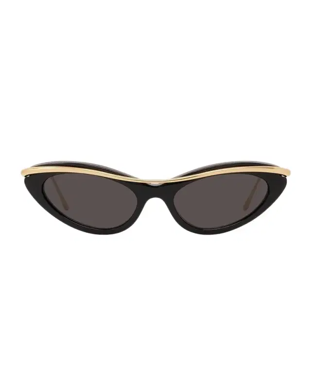 Signature Acetate & Metal Cat-Eye Sunglasses