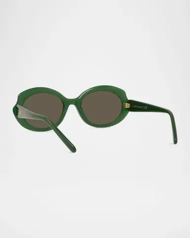 Loewe Round Slim Acetate Sunglasses | Thumbnail 2