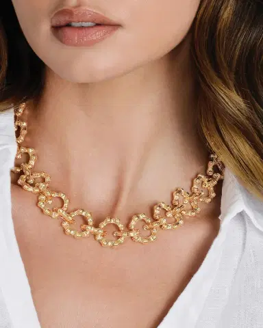 Anabel Aram Jewelry Bamboo Chain Necklace | Thumbnail 2