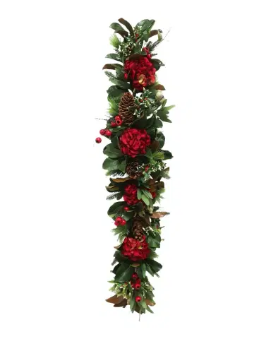 Winward Home 60" Hydrangea Christmas Garland | Thumbnail 1