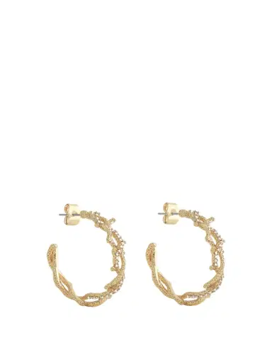 Anabel Aram Jewelry Coral Hoop Earrings | Thumbnail 1