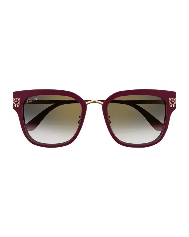 Cartier Round Acetate Sunglasses