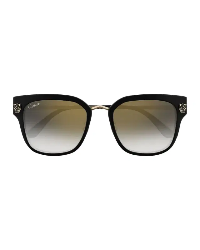 Cartier Round Acetate Sunglasses