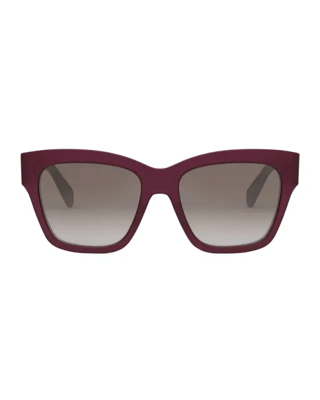 CELINE Triomphe Acetate Square Sunglasses