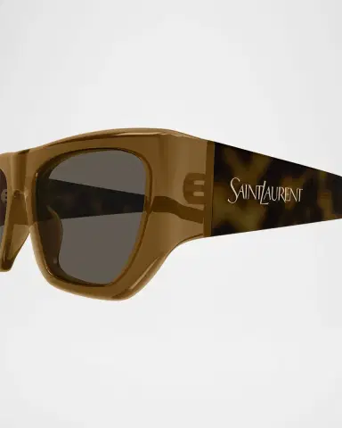 Saint Laurent Rectangle Acetate Sunglasses | Thumbnail 2 Saint Laurent Rectangle Acetate Sunglasses | Thumbnail 2