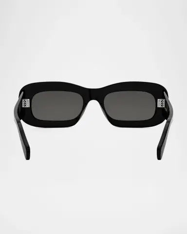 Celine Bold 3 Dots Acetate Rectangle Sunglasses | Thumbnail 5